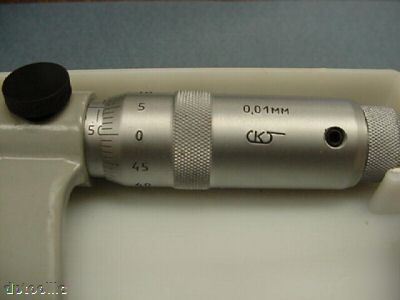 New 50-75MM outside micrometer in case made in ussr 