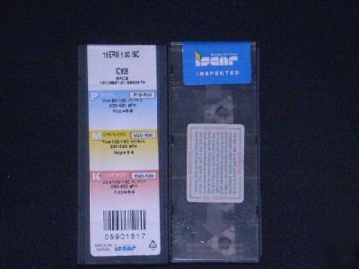 New iscar 16ERM 1.00 iso threading inserts 5 pieces
