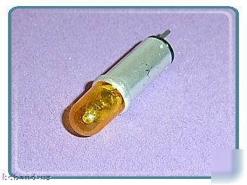Littlefuse (neon) amber bi-pin cartridge lamp