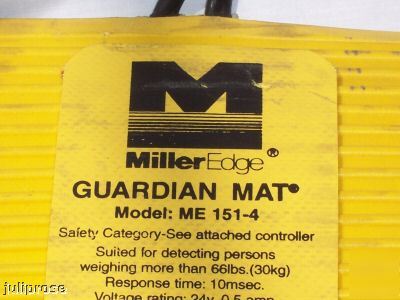 Miller edge guardian mat safe guarding mat me 151-4