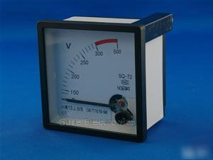 Quadrate 300V ac voltage analog panel meter voltmeter