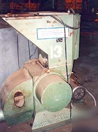 10HP plastic granulator, p.i. industries d-4 