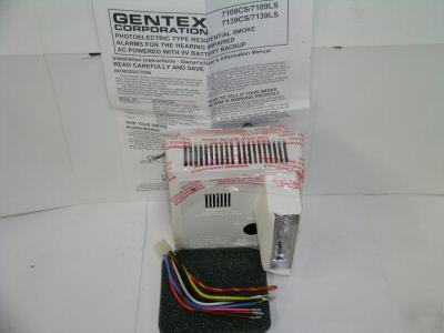 Gentex 7109CSC photoelectric smoke detector horn strobe