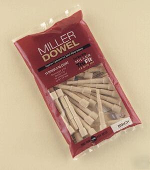 Miller dowel oak dowels 1-x pack of 40 dowels