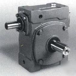 Worldwide right angle worm gear reducer 20:1 ratio