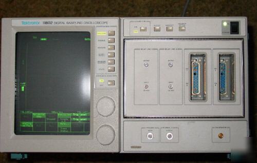Tektronix 11802 scope 50 ghz sampling oscilloscope