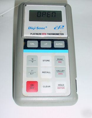 Digi-sense platinum rtd thermometer handheld
