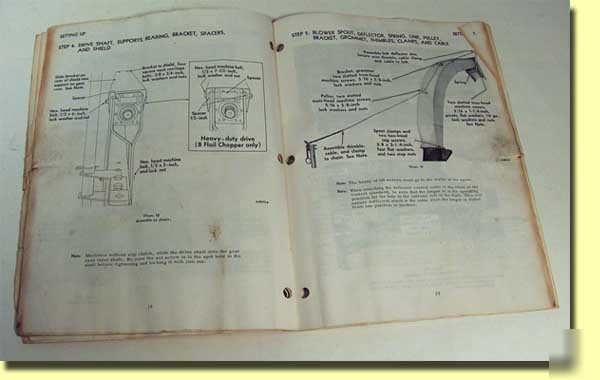International harvester 7 and 8 flail choppers manual