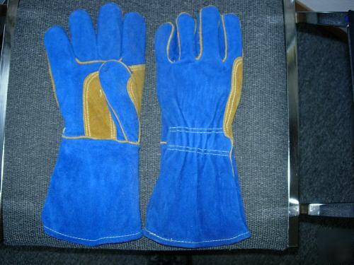 Work gloves welder kevlar leather welding fire retardnt
