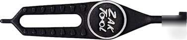 Zak tool zt 25 flat grip handcuff key w/ logo - black