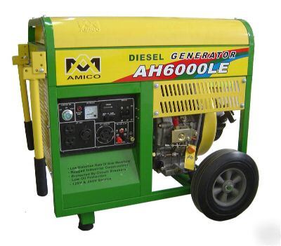 12 portable diesel generators - 10HP 6KW