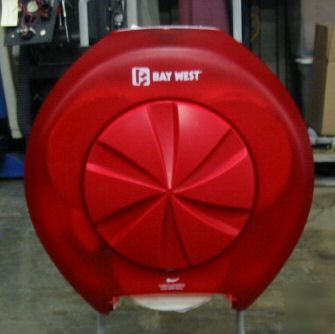 Bay west silhouette 3 roll tissue dispenser (SSBW3RED)