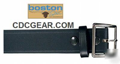 Boston leather garrison belt- basketweave/brass 36