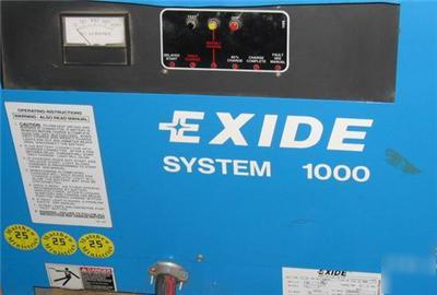 Exide 36V forklift battery charger automatic good cond