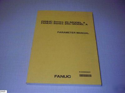 Fanuc cnc- series 21I / 210I model a parameter - manual