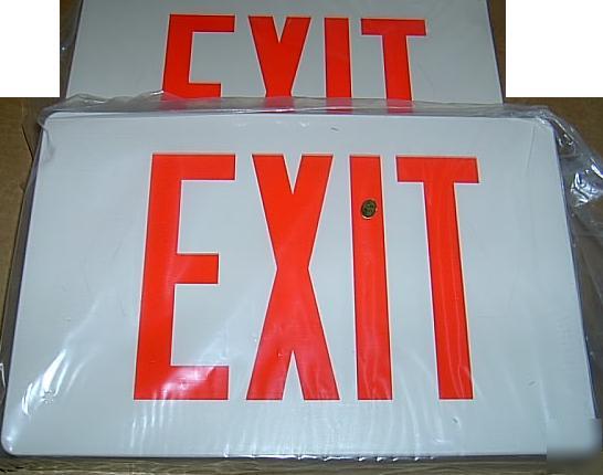 New westinghouse led red exit sign signs 2 sided light 