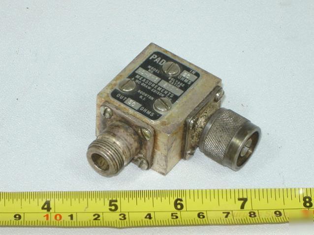 Pad 80-ZH3, 50 ohms adapter