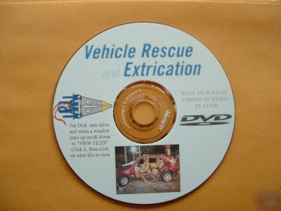 Vehicle rescue extrication training dvd - firefighter