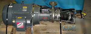 Coker c centrifugal sanitary pump w/ 50HP baldor motor