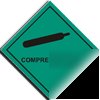 Compressed air sign-adh.vinyl-100X100MM(ha-043-ab)