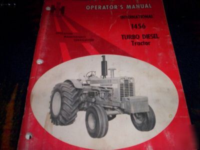 International 1456 turbo diesel tractor operator manual