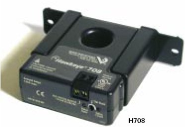Veris current sensor, H708, solid core, 1-135A, n/o