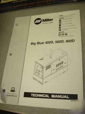 Miller electric big blue diesel technical manual tm-495