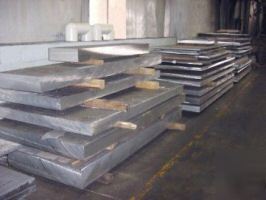 Aluminum fortal plate 5.050 x 4 3/4 x 16 block bar 