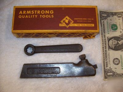 Armstrong tool holder 83-019 w/ 7/16 wrench, tool