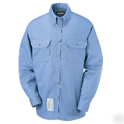 Bulwark 7 oz. dress uniform shirt hrc 2- size l