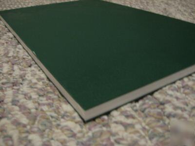 Green w green plastic colorcore sheet 1/2 x 19