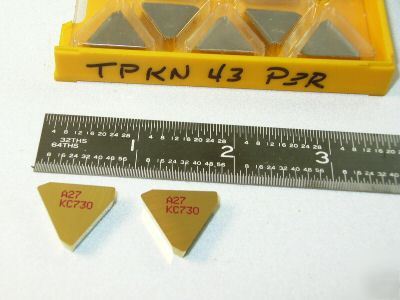 Kennametal carbide milling inserts tpkn-43-P3R