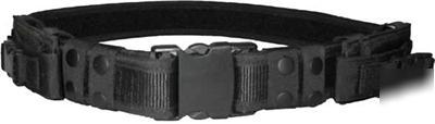 Police tactical nylon pistol duty belt + 2 clip pouches