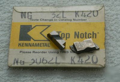 Kennametal ng-3062L K420 top notch 5PC carbide inserts
