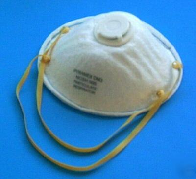 N95 particulate dust mask respirator with valve (40)