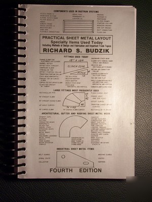 Sheet metal layout specialty items richard budzik book