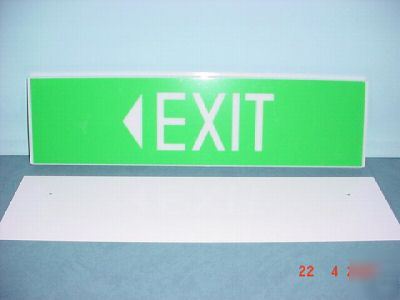 New exit sign - 60 cms long