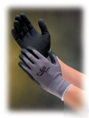 Nitrile foam coated nylon work glove, small, lot of 6