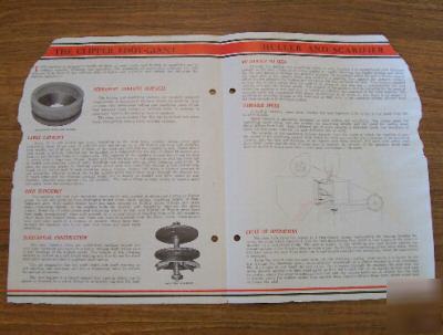Old clipper eddygiant huller & scarifier sales brochure