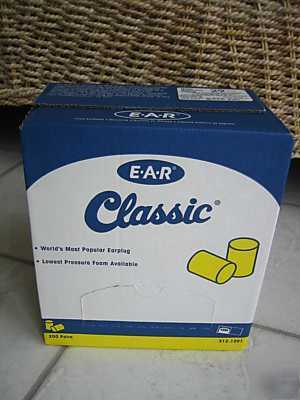 200 pairs classic Â® ear plugs earplugs 