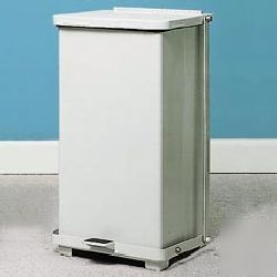 24 gallon step can-infectious waste-uni ST24EPLWH