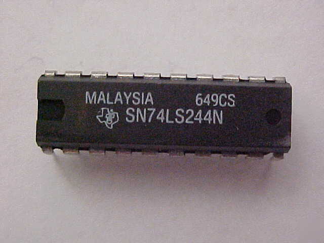 40PC 74LS244 ti 20 pin dip ic octal buffer line driver