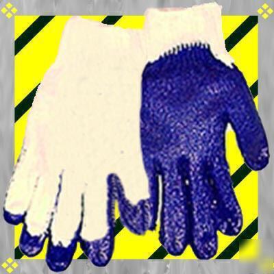 8PR large/xlarge knit latex palm coated work gloves go