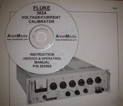Fluke 382A instruction manual (service & operating)