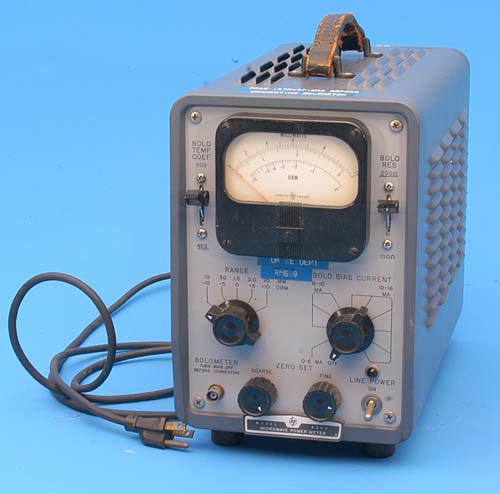 Hp hewlett packard 430C 1955 microwave power meter 