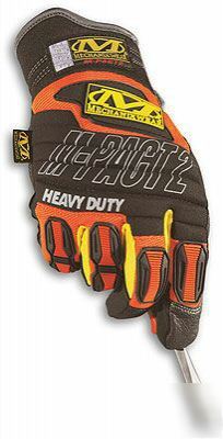 Mechanix m-pact 2 gloves orange medium