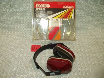 (ref 85) earmuff by ear protective 90540 aos safety