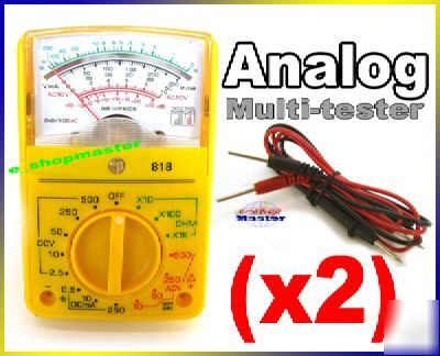 (X2) analog electrical circuit multi-tester multi-meter