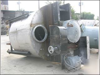1300 gal koven mfg mix tank, s/s, 10 hp - 24384