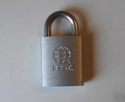 Best access / lock aluminum body padlock / best core 